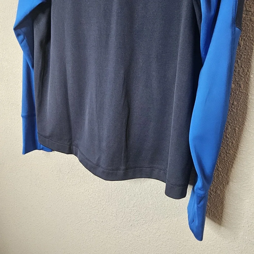 Polo Sport Ralph Lauren Jacket Womens M Blue RLX Black Label Activewear Full Zip
